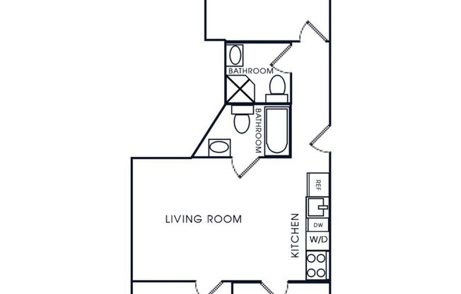3 beds, 1.5 baths, 602 sqft, $4,200, Unit 1