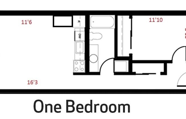 1 bed, 1 bath, 657 sqft, $2,225, Unit 305