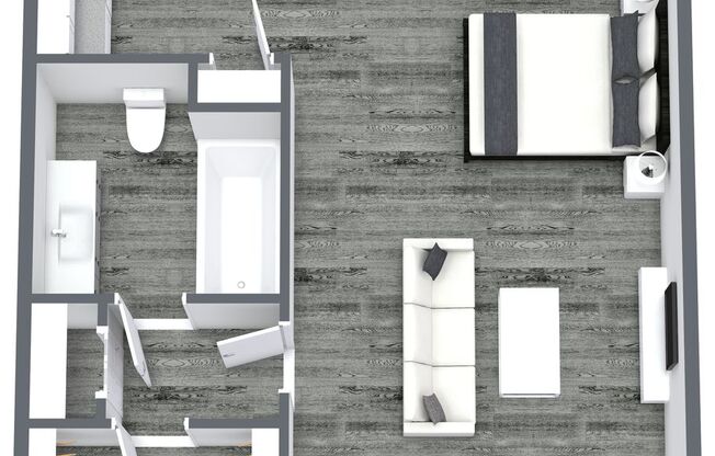 Studio, 1 bath, 417 sqft, $779, Unit FA4202E