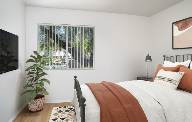Bedroom with Hard Surface Flooring