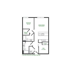 1 bed, 2 baths, 863 sqft, $2,781