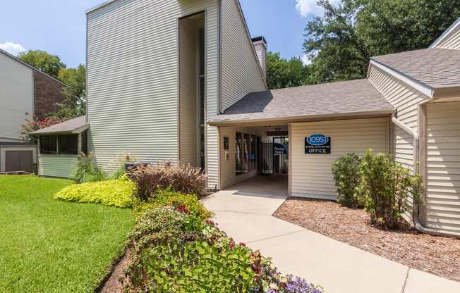 This is a photo of the leasing office at Canyon Creek Apartments in Dallas, TX.