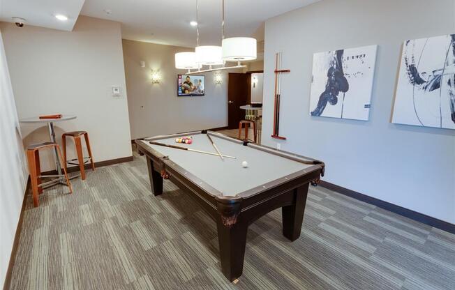 Gabella at Parkside Apartments in Apple Valley, MN Pool Table