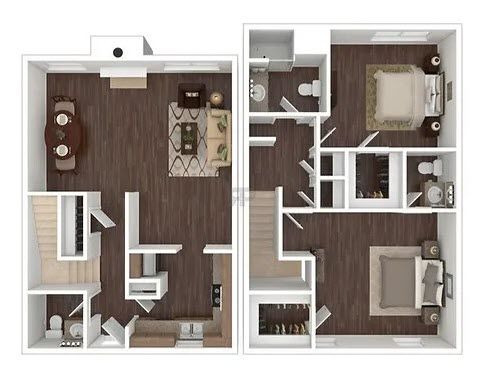 2 beds, 1.5 baths, 1,200 sqft, $1,149
