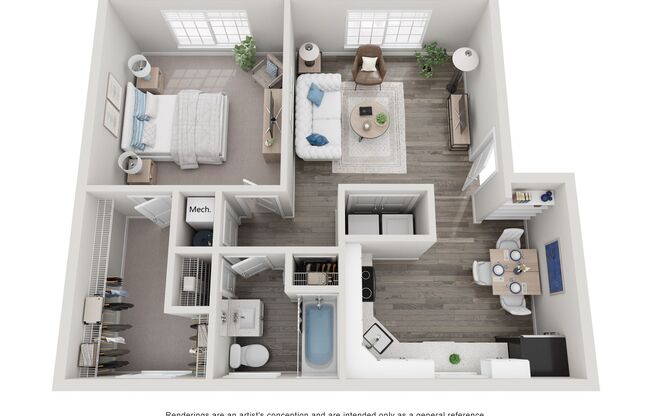 1 bed, 1 bath, 705 sqft, $1,128, Unit 3485-07