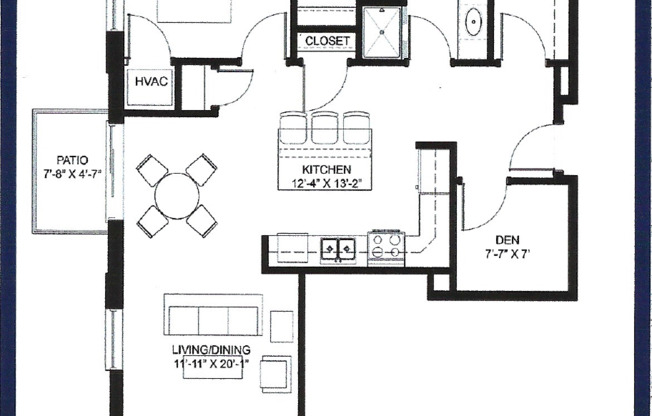 1 bed, 1 bath, 817 sqft, $1,895, Unit 219