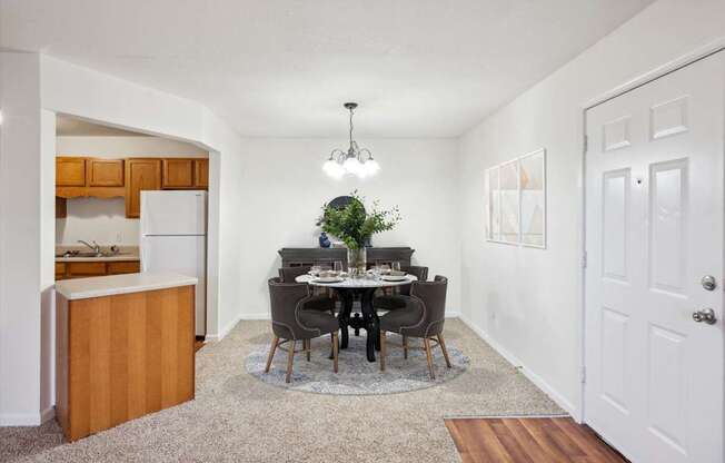 Separate Dining Area with Overhead lighting