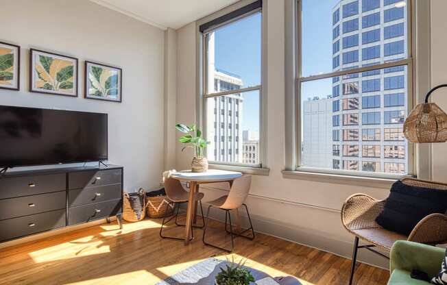 Large Living Room With Ceramic Tile Flooring at Residences at Richmond Trust, Richmond, Virginia