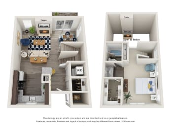 1 bed, 1 bath, 775 sqft, $1,203