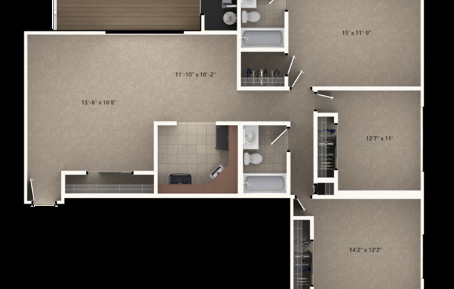 3 beds, 2 baths, 1,085 sqft, $2,583