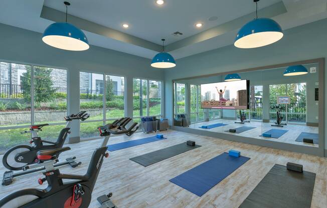 View of Cottonwood Clermont Yoga Studio