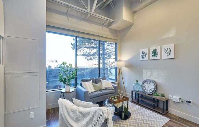 Living area at Brickside Heights Apartments, Millcreek, Utah