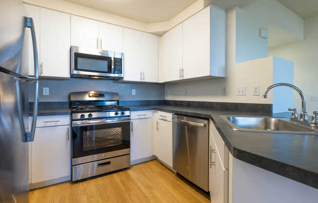 Kitchen with Stainless Steel Appliances