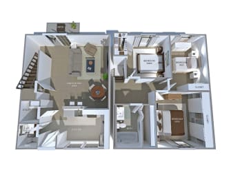 3 beds, 1.5 baths, 1,239 sqft, $1,879
