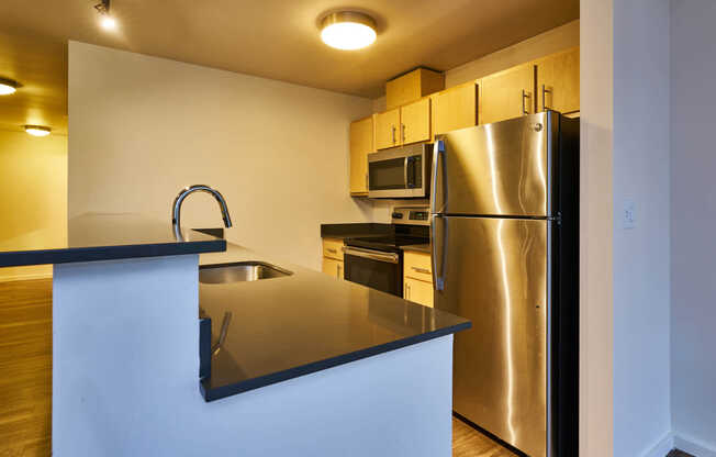 Kitchen with Stainless Steel Appliances