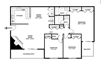 3 beds, 2 baths, 1,350 sqft, $1,195