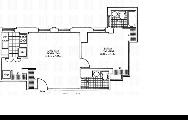 1 bed, 1.5 baths, 651 sqft, $4,500, Unit 10F