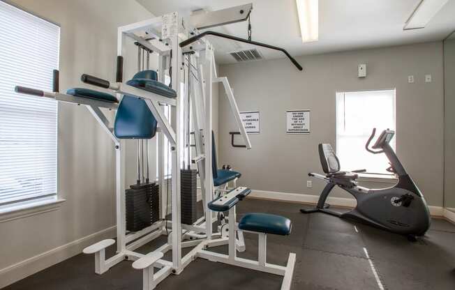 Fitness Center at The Bluffs at Tierra Contenta Apartments