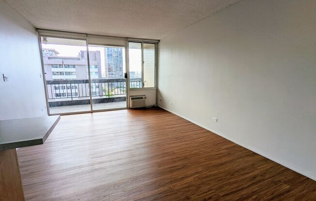 Partly Furnished 1-Bedroom 1-Bath with 1 parking @ Kinau Lanais in Makiki