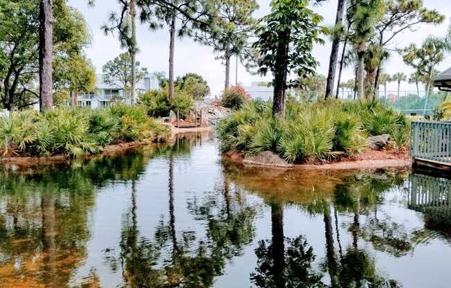 Lovely outdoor areas at Lake in the Woods, Melbourne, 32901