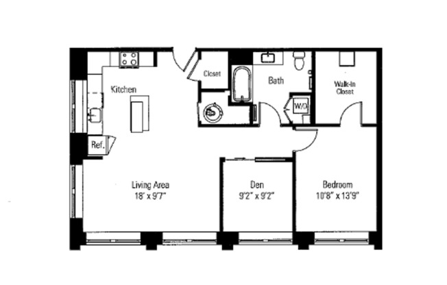 1 bed, 1 bath, 912 sqft, $2,810, Unit 04-415