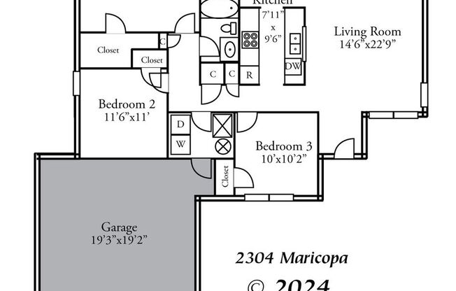 3 beds, 2 baths, $1,795