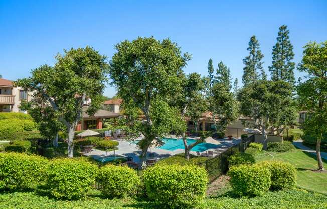 a view of the pool at the grove resort spa or nearby