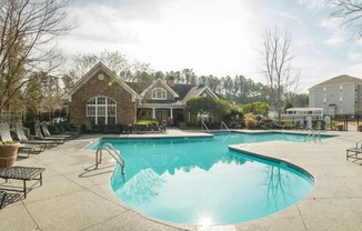 the swimming pool at the residence on lamar apartment homes