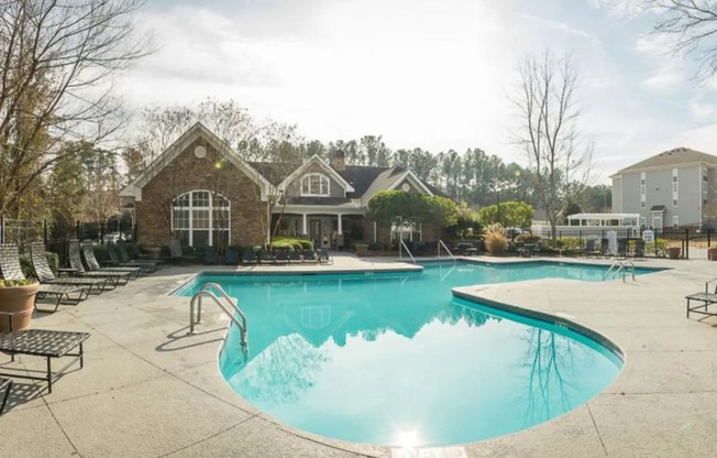 the swimming pool at the residence on lamar apartment homes
