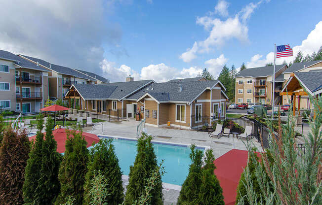 Pool and clubhouse