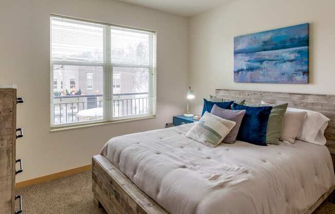 Bedroom at The Enclave Luxury Apartments