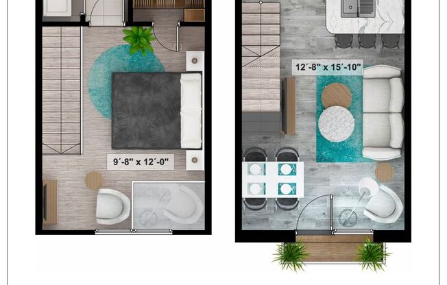 1 bed, 1 bath, 638 sqft, $1,100, Unit 2S-1315