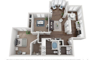 2 beds, 1 bath, 1,145 sqft, $1,410