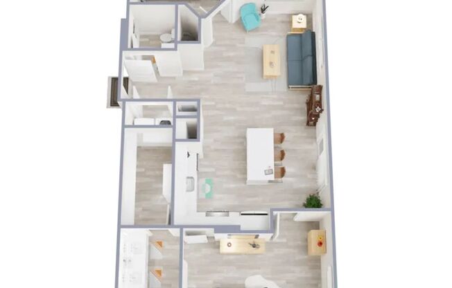 2 beds, 2 baths, 1,025 sqft, $2,195, Unit 131
