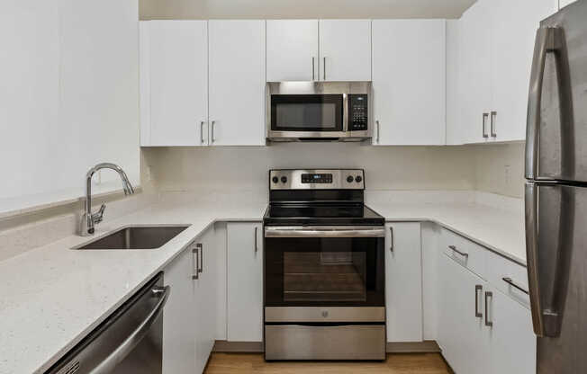 Kitchen with Stainless Steel Appliances