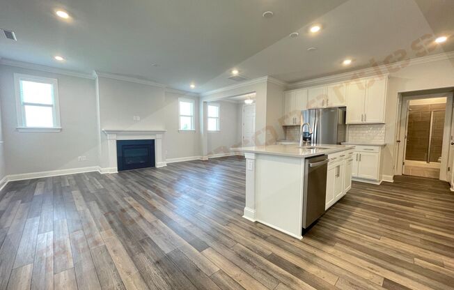 Gorgeous 4 Bedroom 3 Bath Home with Fiber Internet Included, 1st Floor Guest Suite with Attached 2 Car Rear Entry Garage in Edge of Auburn Subdivision, Raleigh, Available August 7!