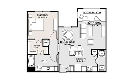 1 bed, 1 bath, 796 sqft, $1,399