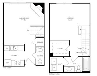 1 bed, 1 bath, 788 sqft, $1,521