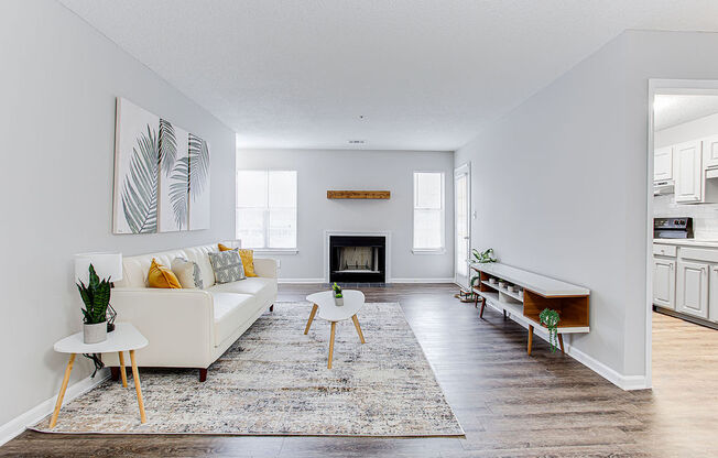 Living Room With Kitchen at Wildcreek, Clarkston, GA, 30021