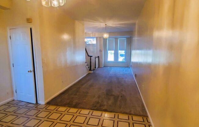 Large 3BR/1BA townhome in the Oliver neighborhood of East Baltimore