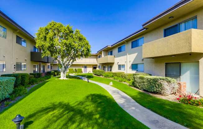 Cypress Park Apartments Walkway