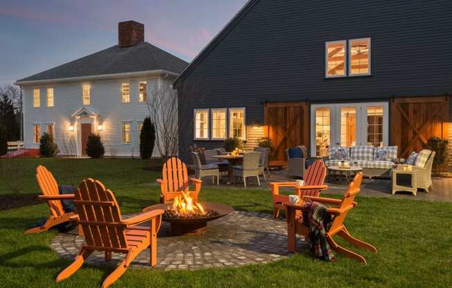 Outdoor Fire Pit at East Main, Massachusetts