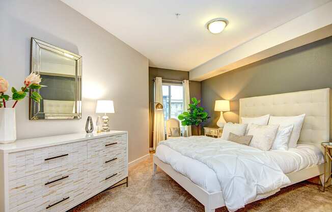 Bedroom at Harrington Square, Renton, WA, 98056