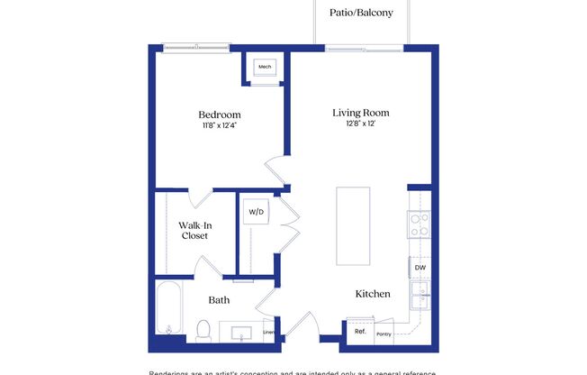 1 bed, 1 bath, 718 sqft, $1,775, Unit 248