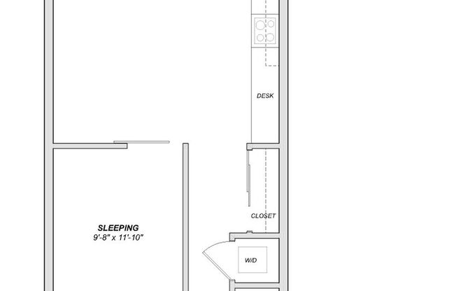 1 bed, 1 bath, 588 sqft, $1,725, Unit 305