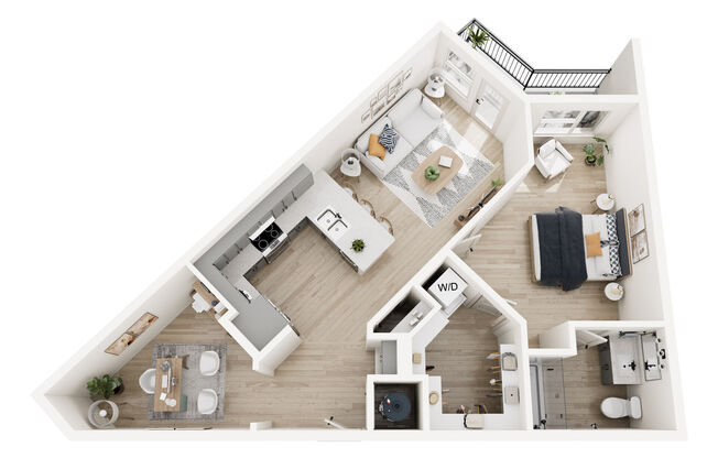 1 bed, 1 bath, 867 sqft, $1,840