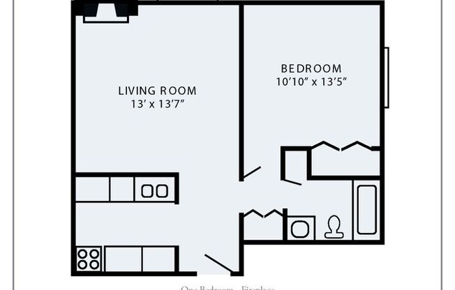 1 bed, 1 bath, 525 sqft, $1,199, Unit 207