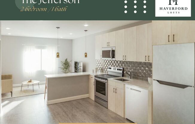 2 beds, 1 bath, 650 sqft, $1,788, Unit 1D