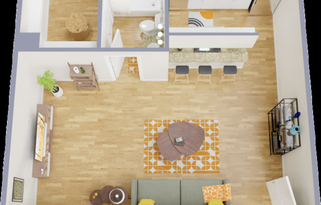 Studio, 1 bath, 510 sqft, $1,085