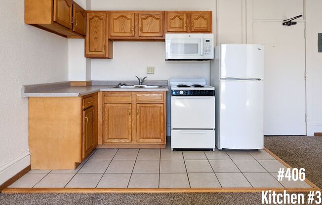 1 bed, 1 bath, 410 sqft, $610, Unit 406